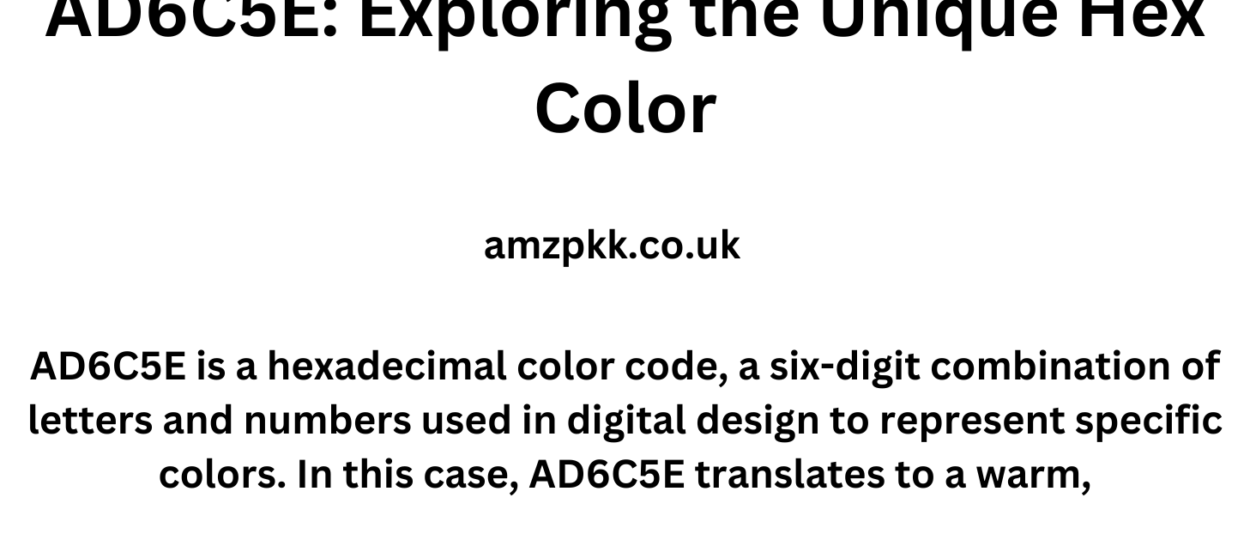 AD6C5E: Exploring the Unique Hex Color