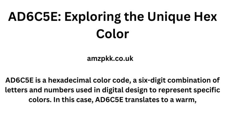 AD6C5E: Exploring the Unique Hex Color