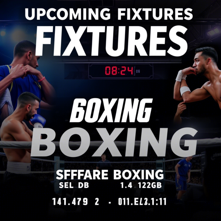 Upcoming Fixtures SFFareBoxing