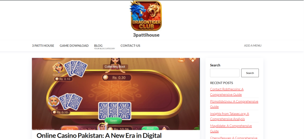 3PattiHouse: A Premier Destination for Online Card Gaming